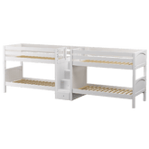 Maxtrix Quad Low Bunk w Staircase